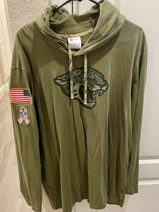 NFL Other - Men’s Dri-FIT Jacksonville Jaguars Salute to Service Hooded Tee- 3XL